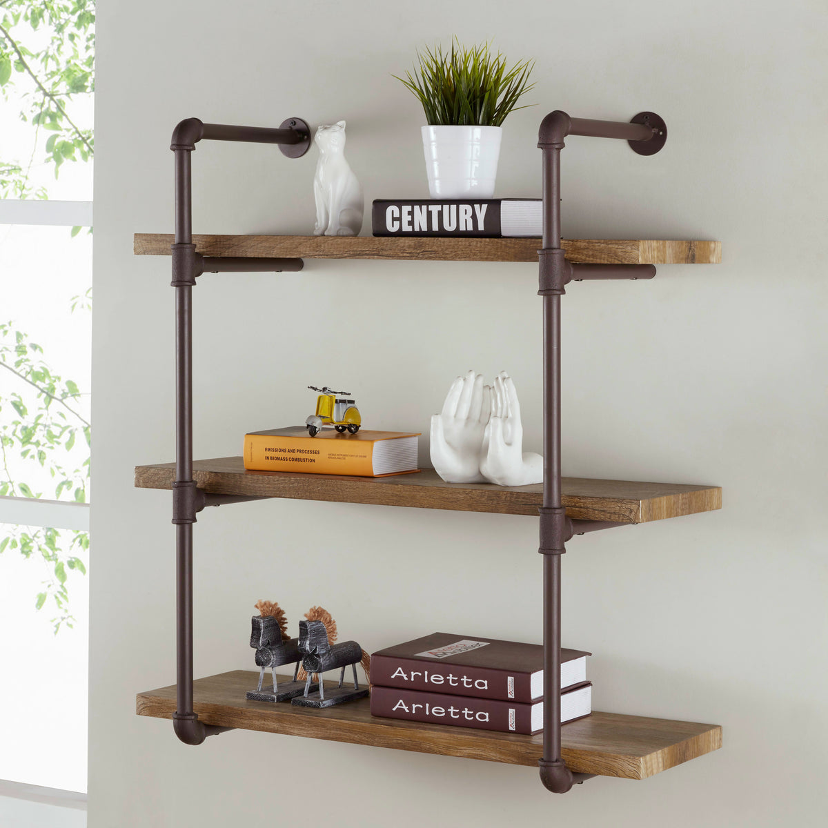 Wall 2024 shelves / pipe wall shelf