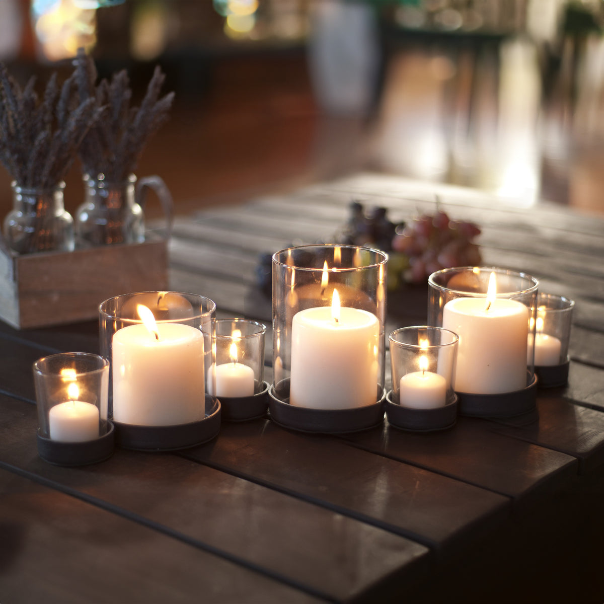 Bubbles Multiple Candle Holder for 7 candles – Danya B.