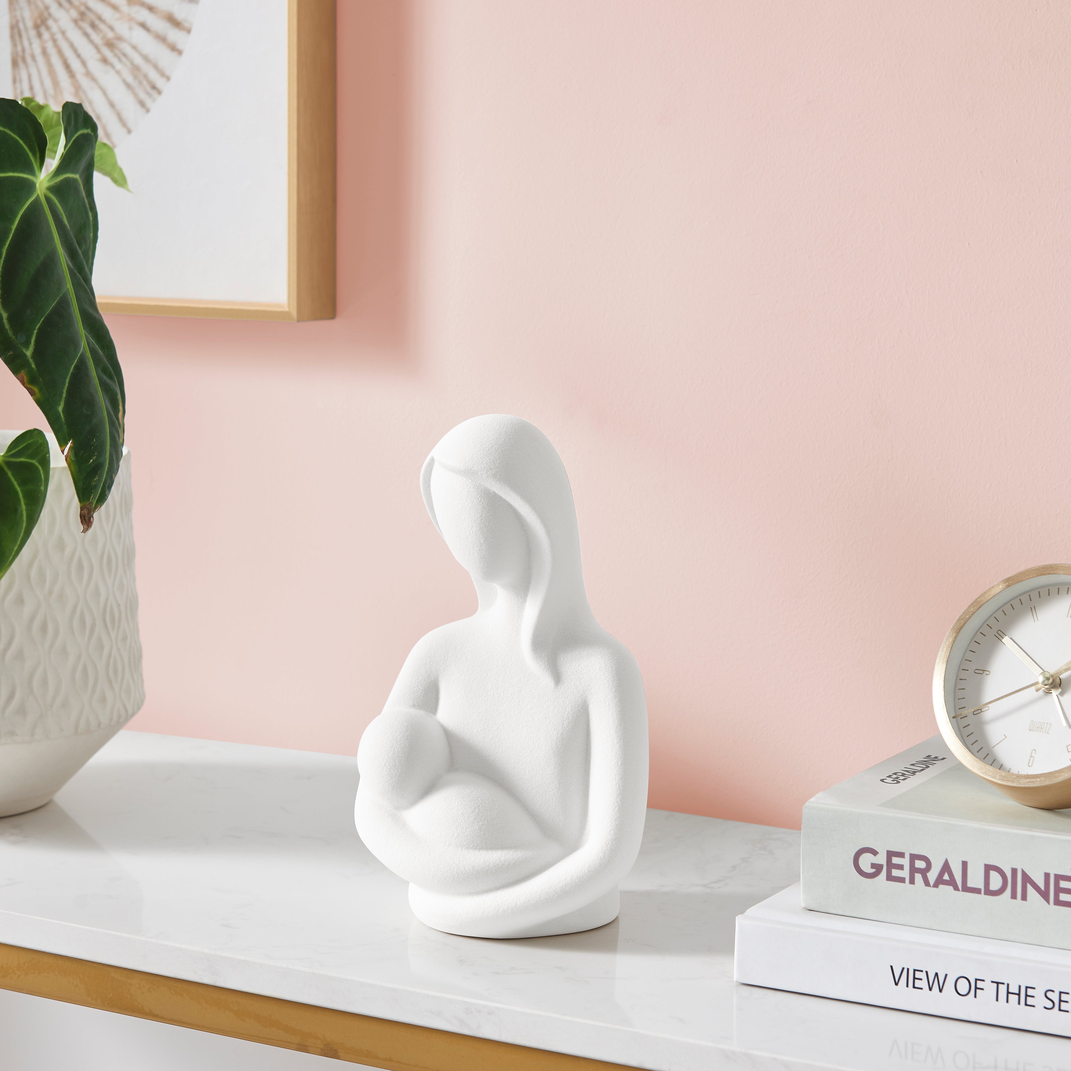 Hans Mother and Baby Ceramic Sculpture