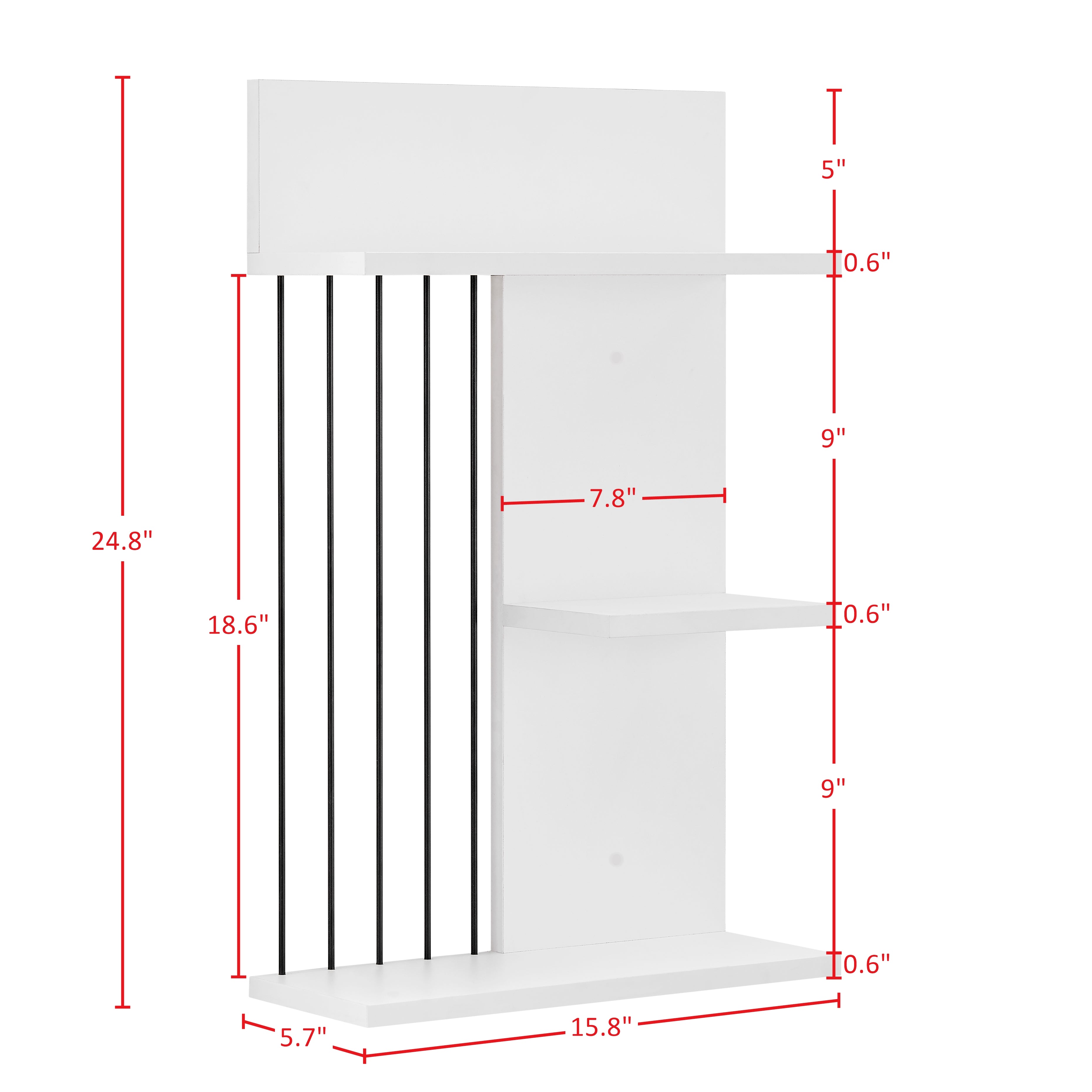 Seville Dynamic Utility Ledge Wall Shelf