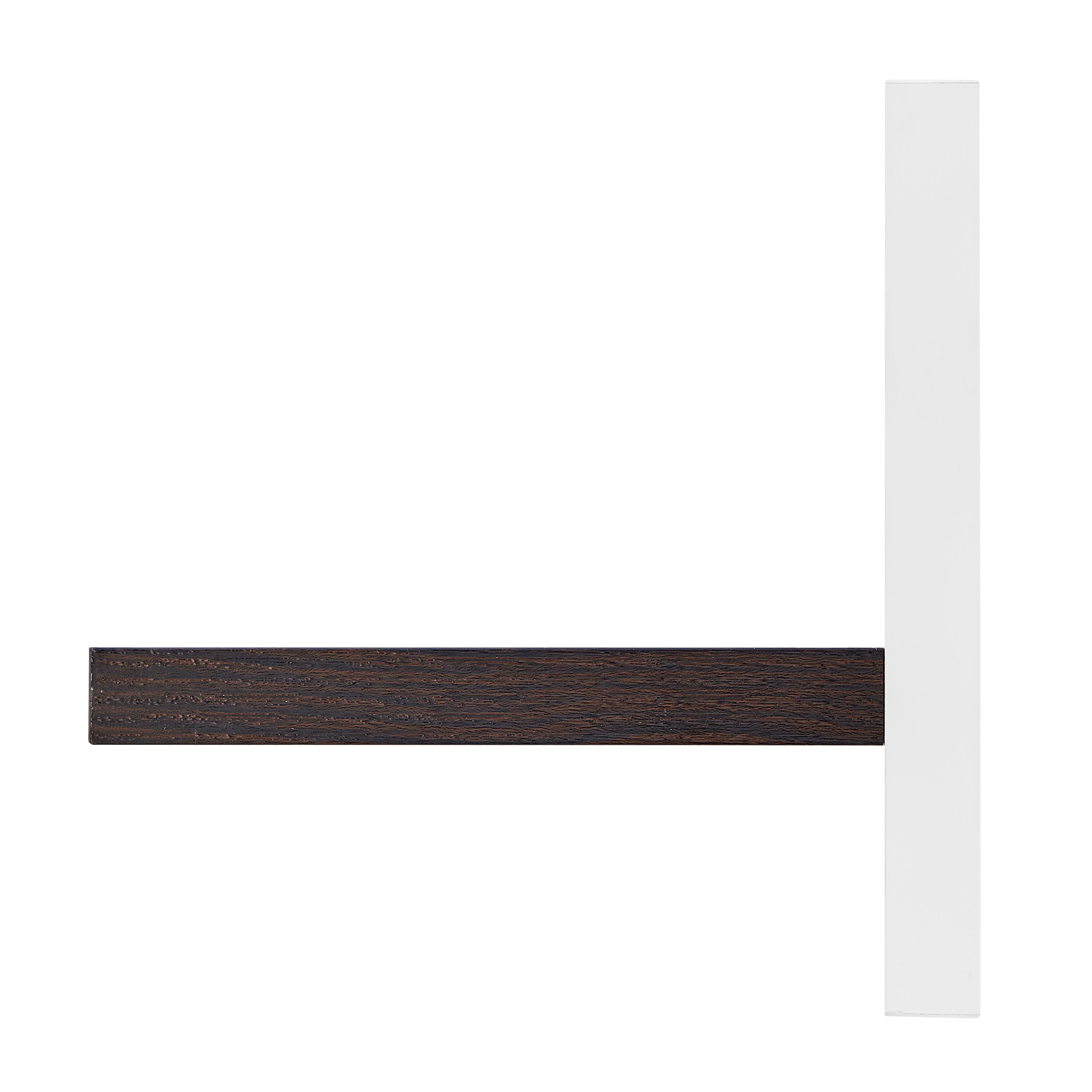 White/Dark Walnut