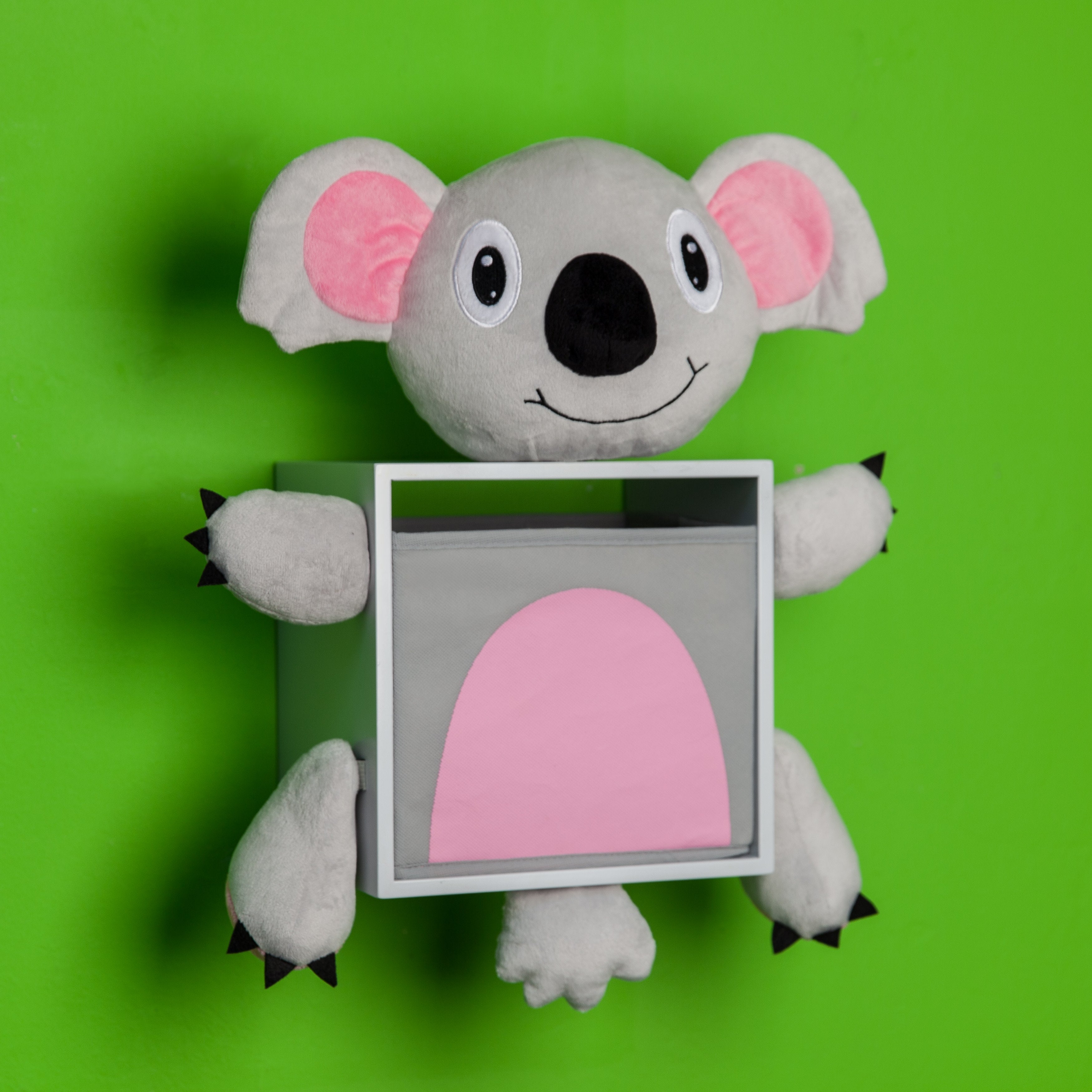 Plush Koala Bear Kids Wall Storage Bin