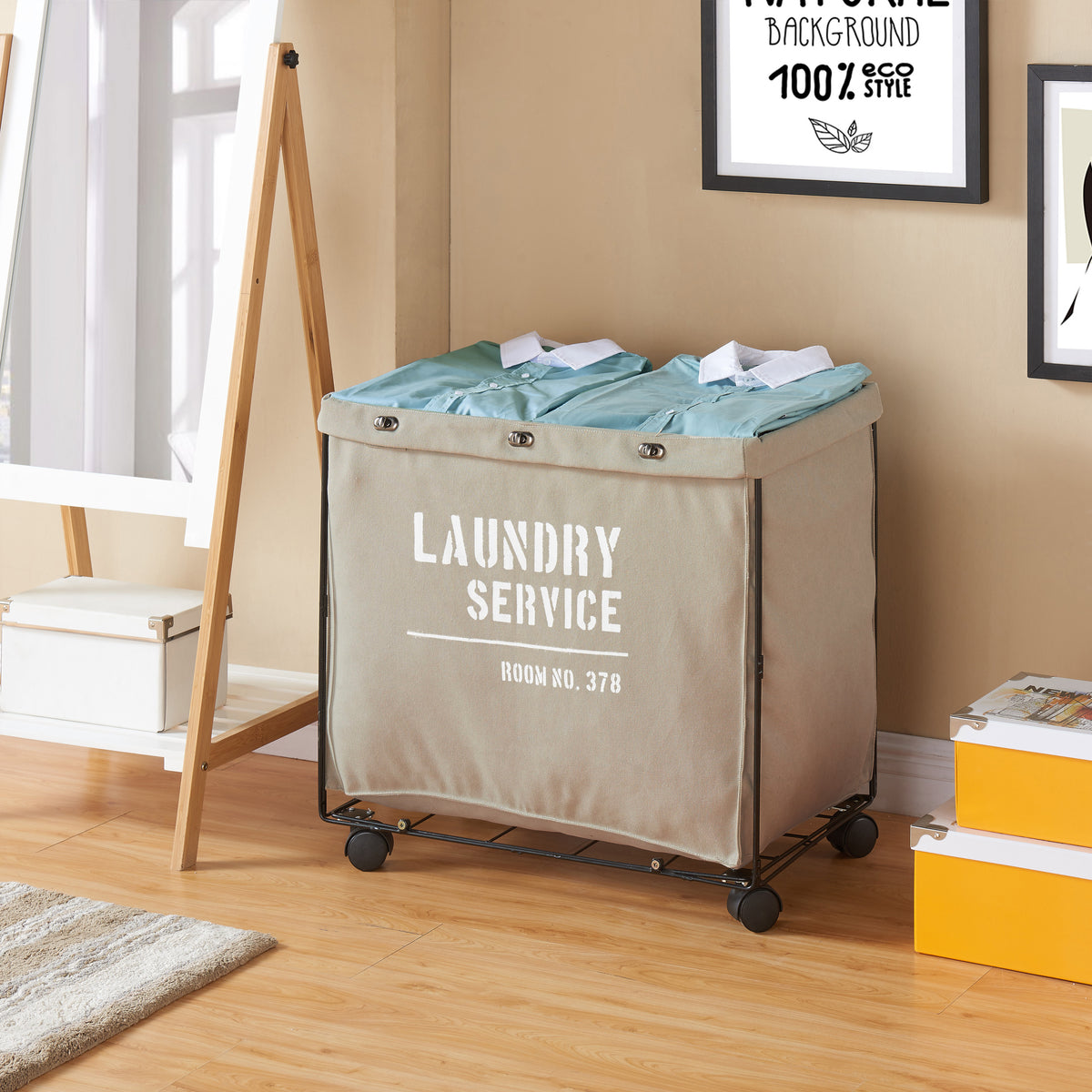 Canvas Laundry Hamper