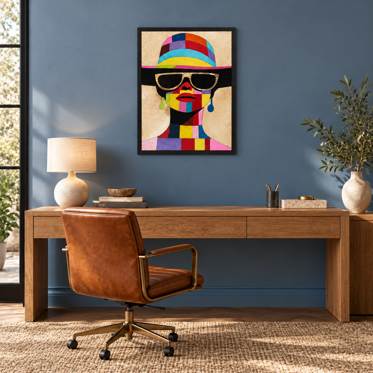 Pop Art Multicolor Fashion Textured Wall Art