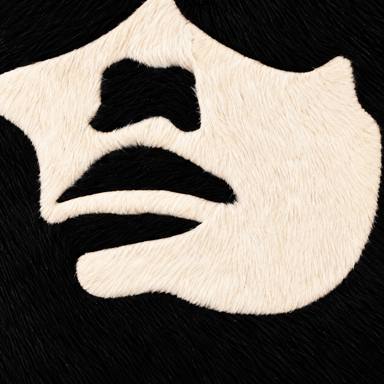 Monochromatic Faces Textured Wall Art Set of 3