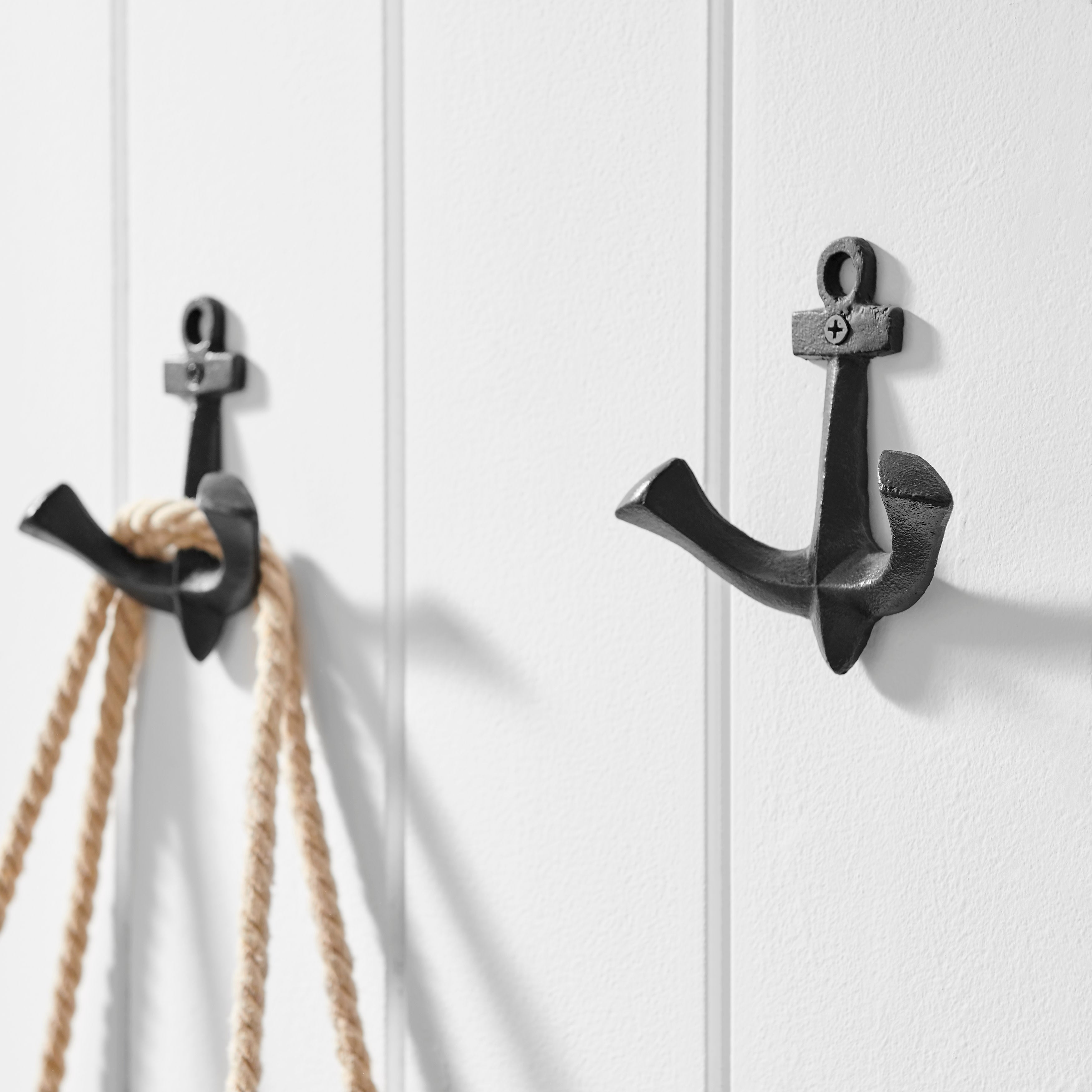 decrative weights hooks Railroad Spike Cast Iron Handmade Blacksmith, Wall Mounted, Farm hats and keys Hooked Weights: Set of 9,