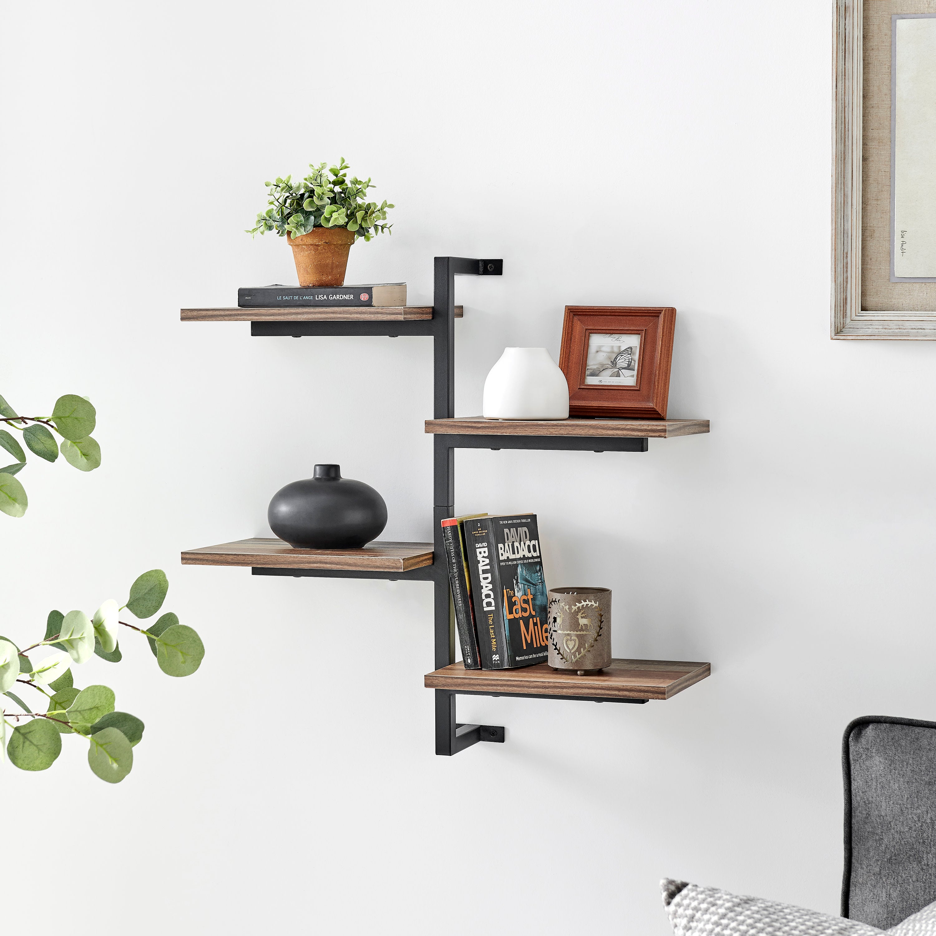danya b Siena Vertical 4-Tier Shelf Unit